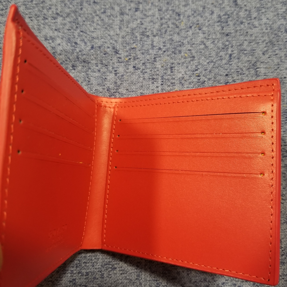 Goyard Red Leather Card Holder